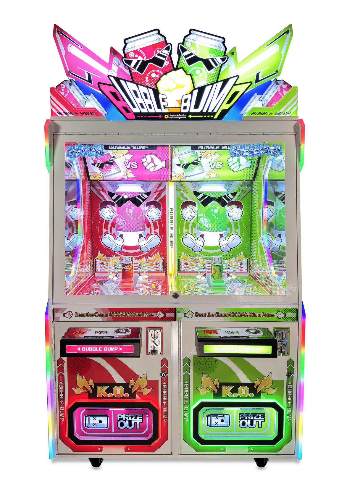 Bubble Bump 2 Player prize machine by Jiuyou Animation