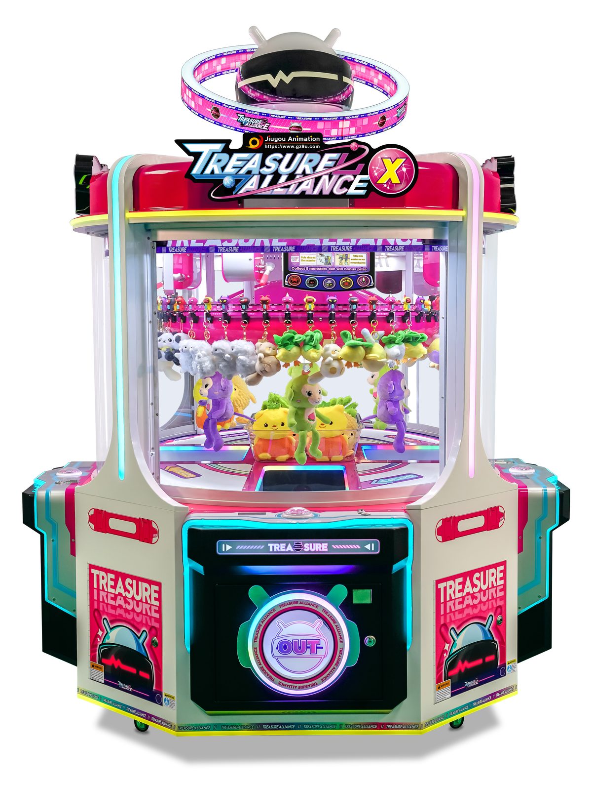 Treasure Alliance X prize machine by Jiuyou Animation