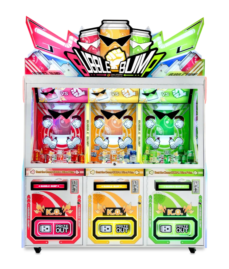 Bubble Bump 3 Player drink prize machine