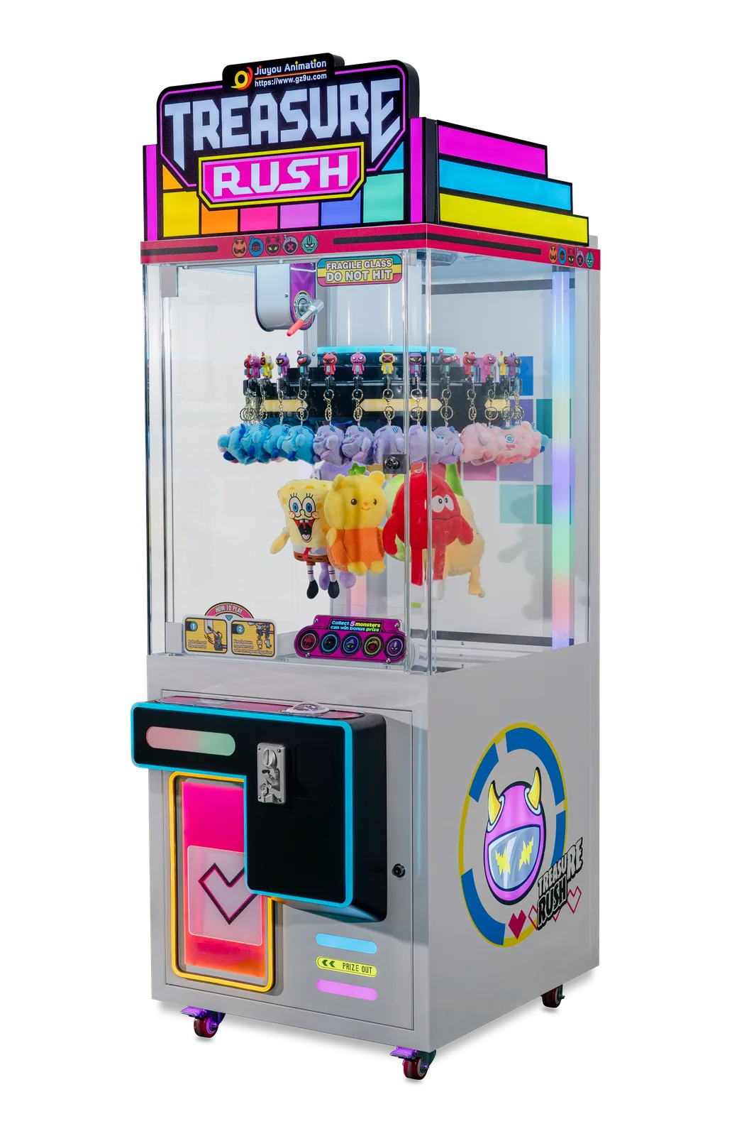 Treasure Rush prize machine by Jiuyou Animation