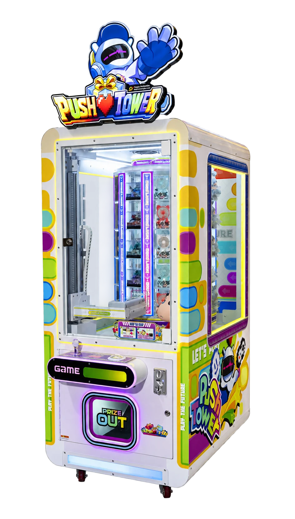 Push Tower 1 Player prize arcade machine by Jiuyou Animation